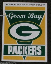 NFL Green Bay Packers 28&quot;x40&quot; Vertical House Flag 1 Sided Image Fremont Die - £14.38 GBP