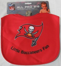 Nfl Little Tampa Bay Buccaneers Fan Baby Infant All Pro Bib Red - £9.69 GBP