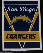 NFL San Diego Chargers 28&quot;x40&quot; Vertical House Flag 1 Sided Image Fremont Die - £19.97 GBP