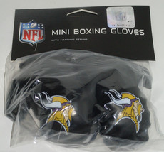 NFL Minnesota Vikings 4 Inch Mini Boxing Gloves for Mirror by Fremont Die - £8.89 GBP