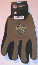 NFL New Orleans Saints Utility Gloves Tan w/ Black Palm McARTHUR - £8.80 GBP