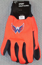 NHL Washington Capitals Utility Gloves Red w/ Black Palm by FOCO - $8.99
