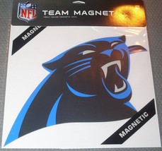 NFL Carolina Panthers 12 inch Auto Magnet Die-Cut Logo by Fremont Die - £13.25 GBP