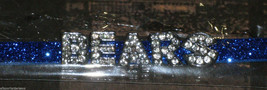 NFL Chicago Bears Blue Glitter Fashion Team Bracelet by Wordables - £11.15 GBP