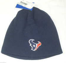 NWT Houston Texans NFL Cuffless Knit Cap Hat by Reebok - £8.45 GBP