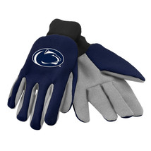 NCAA Penn State Nittany Lions Colored Palm Utility Gloves Navy/Gray Palm... - $13.99