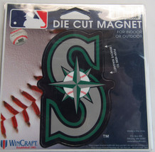MLB Seattle Mariners 4 inch Auto Magnet Die-Cut Logo by WinCraft - $15.99