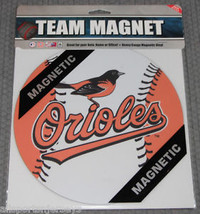 MLB Baltimore Orioles 8 inch Auto Magnet Logo on Baseball by Fremont Die - $13.95