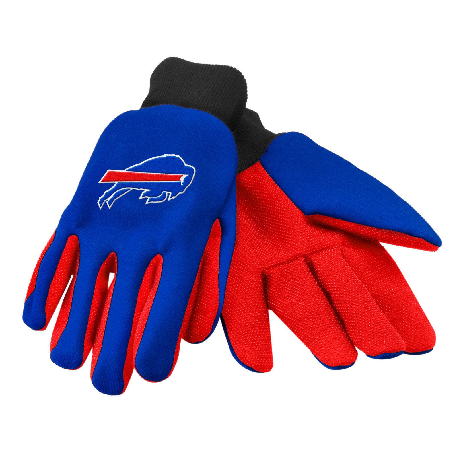Primary image for NFL Buffalo Bills Colored Palm Utility Gloves Blue w/ Red Palm by FOCO