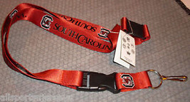 NCAA South Carolina Gamecocks Logo on Red Lanyard 23&quot; Long 1&quot; Wide by Am... - £7.43 GBP