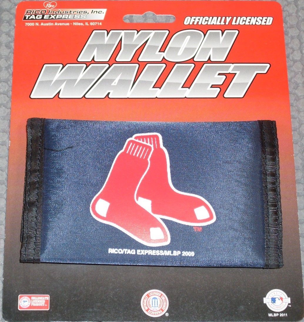 MLB Boston Red Sox Printed Tri-Fold Nylon Wallet by Rico Industries - $13.99