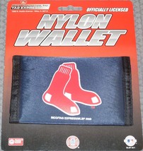 MLB Boston Red Sox Printed Tri-Fold Nylon Wallet by Rico Industries - £11.16 GBP