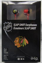 NHL Chicago Blackhawks Team Logo on Earphones / Ear Buds by iHip - £7.74 GBP