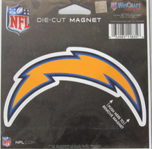 NFL Los Angeles Chargers 4 inch Auto Magnet Die-Cut by WinCraft - £11.16 GBP