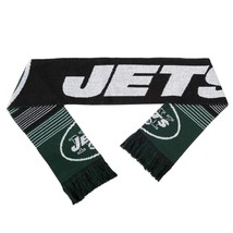 NFL New York Jets 2015 Split Logo Reversible Scarf 64&quot; by 7&quot; by FOCO - £18.05 GBP