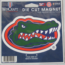 NCAA Florida Gators 4 inch Auto Magnet Die-Cut Logo by WinCraft - £11.76 GBP