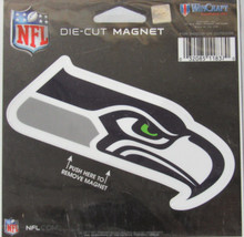 NFL Seattle Seahawks 4 inch Auto Magnet Die-Cut by WinCraft - £11.94 GBP