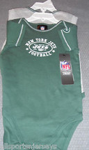NFL New York Jets Football Oval Onesie Set of 2 size 12M by Gerber - £17.16 GBP