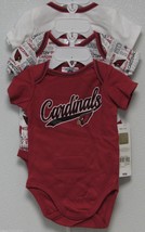 NFL Arizona Cardinals Onesie Set of 3 Daddy's Little Rookie in Training 18 M - $29.95