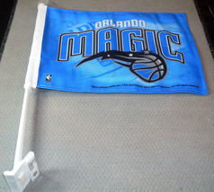 NBA Orlando Magic Logo on Royal Blue Window Car Flag by RICO Industries - £11.11 GBP