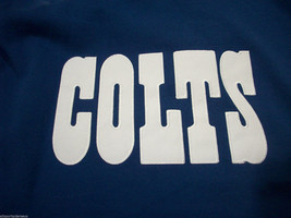 NFL Indianapolis Colts Blue Hooded Sweatshirt size Large by VF Imagewear - $49.95