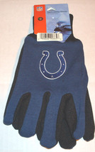 NFL Indianapolis Colts Utility Gloves Navy w/ Black Palm McARTHUR - $10.99