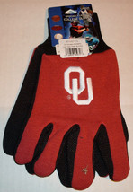 NCAA Oklahoma Sooners Utility Gloves Red w/ Black Palm McARTHUR - $10.99