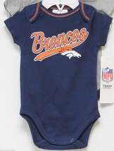 NFL Denver Broncos Onesie Set of 2 Daddy's Little Rookie in Training size 6-12M - $26.95