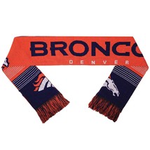 NFL Denver Broncos 2015 Split Logo Reversible Scarf 64&quot; by 7&quot; by FOCO - £17.94 GBP