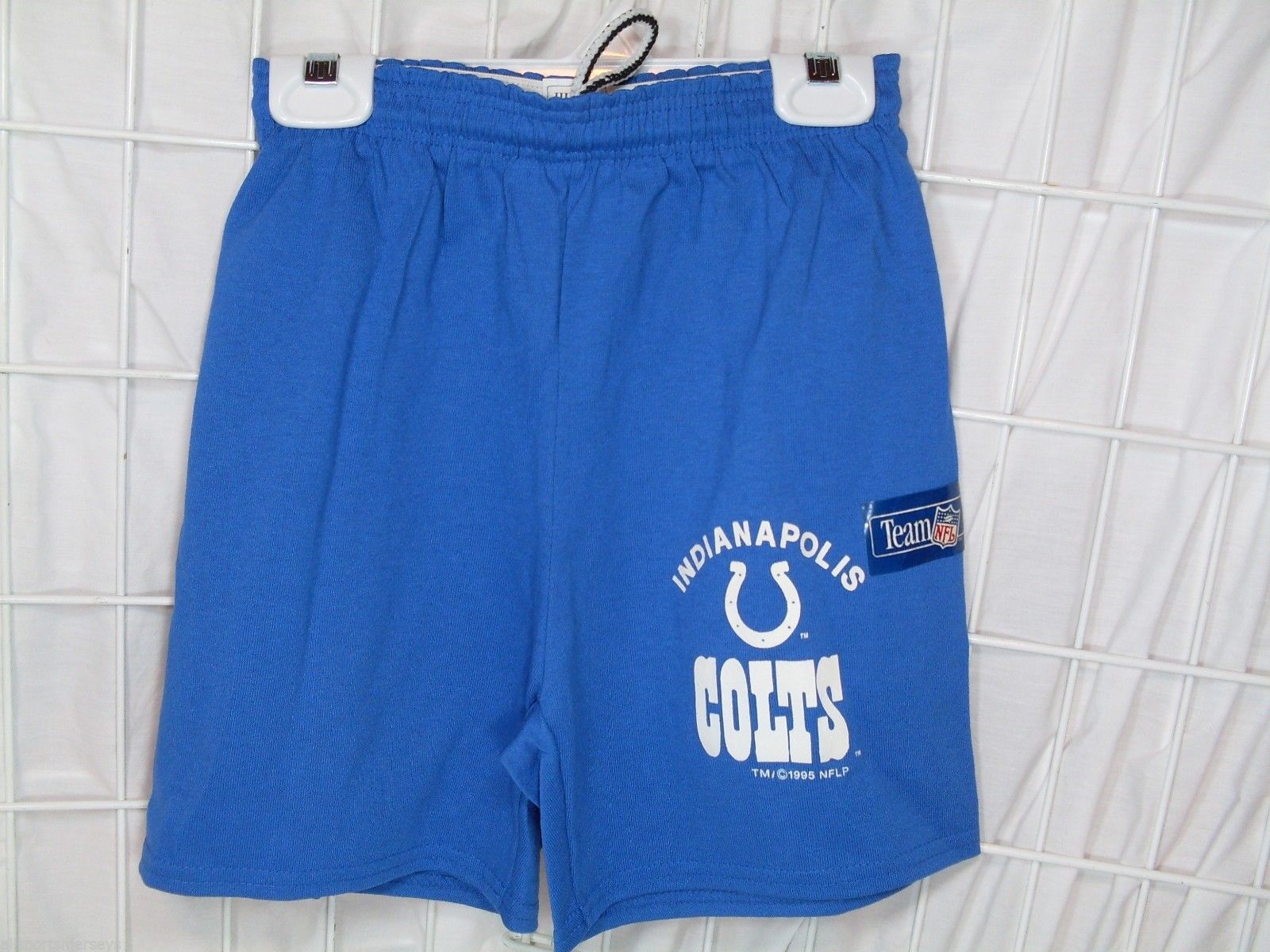 Primary image for NFL Indianapolis Colts Logo Screen Printed Shorts Big Logo Size Youth Large