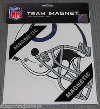 NFL Indianapolis Colts 8 inch Auto Magnet Helmet Shaped by Fremont Die - £7.78 GBP