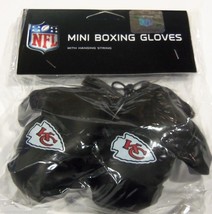 NFL Kansas City Chiefs 4 Inch Mini Boxing Gloves for Mirror by Fremont Die - £11.79 GBP