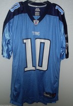 New Nfl Tennessee Titans Vince Young #10 Away Colors Reebok Jersey Adult L - £31.12 GBP