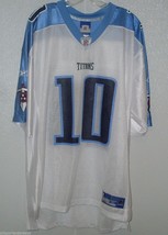 Blemished NFL Tennessee Titans Vince Young #10 Away Color Reebok Jersey Adult XL - £23.59 GBP