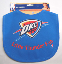 NBA Little Oklahoma City Thunder Fan Baby Infant ALL PRO BIB Red by WinCraft - £8.56 GBP