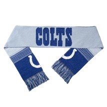 NFL Indianapolis Colts 2015 Split Logo Reversible Scarf 64&quot; by 7&quot; by FOCO - $19.95