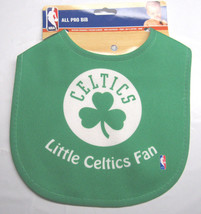 NBA Little Boston Celtics Fan Baby Infant ALL PRO BIB Green by WinCraft - £11.18 GBP