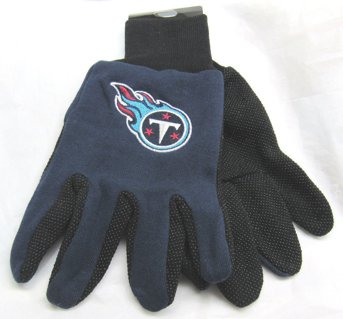 NFL Tennessee Titans Utility Gloves Navy w/ Black Palm McARTHUR - £11.18 GBP