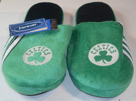 NBA Boston Celtics Stripe Logo Dot Sole Slippers Size XL by FOCO - $19.95
