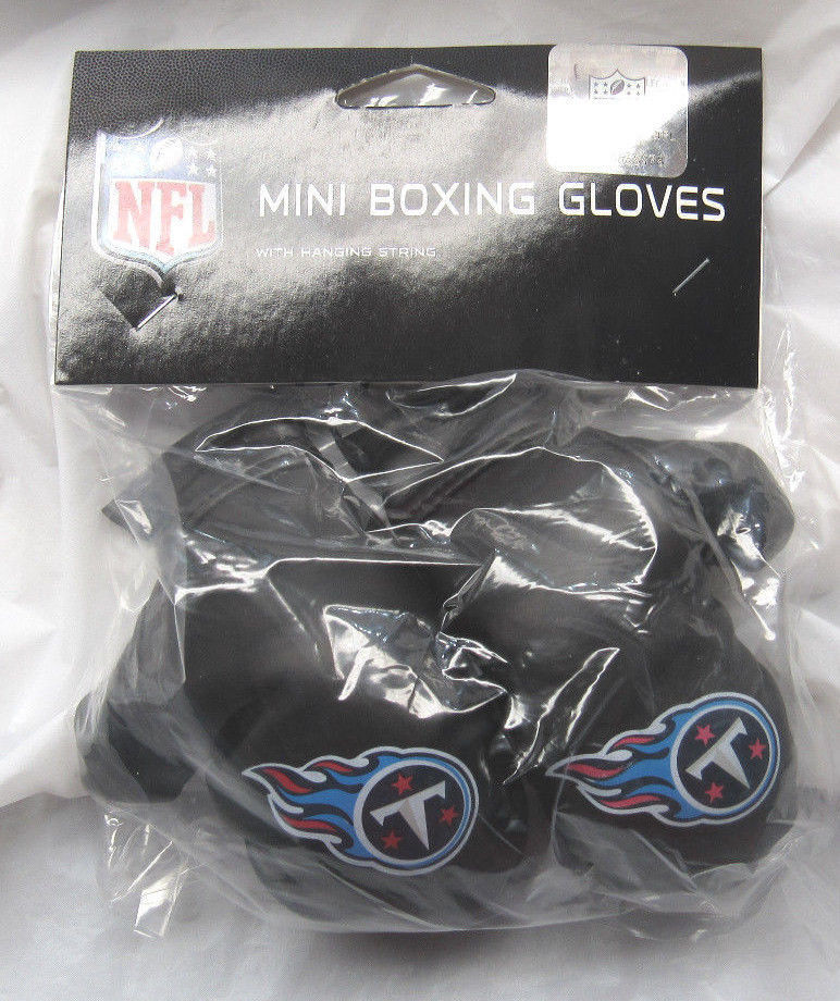 NFL Tennessee Titans 4 Inch Mini Boxing Gloves for Mirror by Fremont Die - $14.99