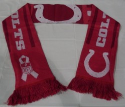 NFL Indianapolis Colts 2011 Pink Breast Cancer Stripe Acrylic Scarf 64&quot;x... - $26.95