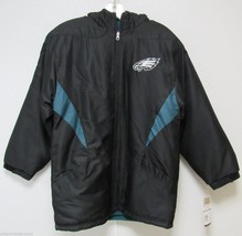 NFL Philadelphia Eagles Embroidered on Sideline Youth Jacket Medium by Reebok - £48.07 GBP