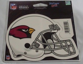 NFL Arizona Cardinals 4 inch Auto Magnet Die-Cut Helmet by WinCraft - £8.75 GBP