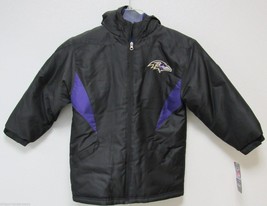 NFL Baltimore Ravens Sideline Jacket Size Youth Small by Reebok - £47.37 GBP