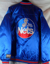 NBA New Jersey Nets Hardwood Classics Satin Jacket Adult size 2XL by G-lll - $79.95