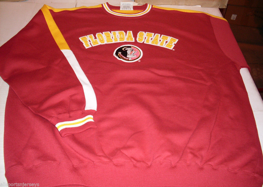 NCAA Florida State Seminoles Red and Yellow Crew Neck Sweatshirt size XXLarge - $29.95