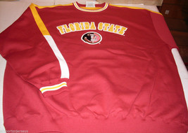 NCAA Florida State Seminoles Red and Yellow Crew Neck Sweatshirt size XXLarge - £23.88 GBP