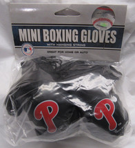 MLB Philadelphia Phillies 4 Inch Mini Boxing Gloves for Mirror by Fremont Die - $13.99