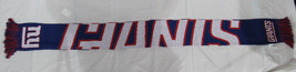 NFL New York Giants 2014 Wordmark Stripe Acrylic Scarf 64" x 7" by FOCO - £17.39 GBP