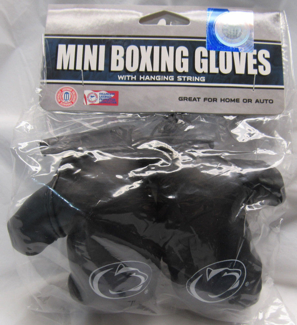 NCAA Penn State Nittany Lions 4 Inch Mini Boxing Gloves for Mirror Fremont Die - $16.99